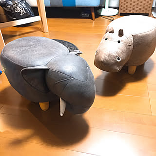 机/動物の椅子/コメントお返しまだでごめんなさい‼︎/中古を買ってリノベーション/インスタ→pepe_gardenのインテリア実例 - 2019-02-22 20:21:24