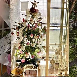 玄関/入り口/娘のお家/IKEAのモミの木/クリスマスツリー/クリスマスのインテリア実例 - 2018-12-19 12:49:19