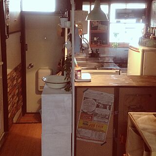 部屋全体/キッチン改造計画/部屋側から見たキッチンのインテリア実例 - 2013-08-19 09:14:56