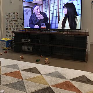 机/子供と暮らす/テレビ台DIY/DIY/建売住宅のインテリア実例 - 2017-01-31 19:51:59
