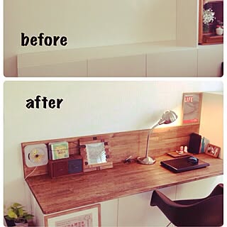 机/before→after/DIY/IKEA/壁掛けCD...などのインテリア実例 - 2014-05-09 09:11:00