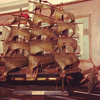 棚/西洋骨董/アンティーク/嘘かほんとか、100年以上前の物。/帆船のインテリア実例 - 2014-09-14 21:40:32