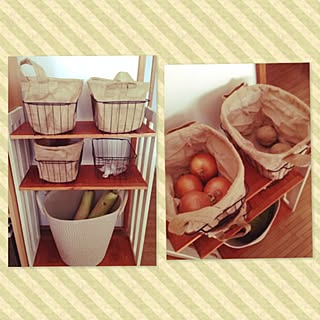 根菜類の見せる収納のアイデア おしゃれなインテリア実例 Roomclip ルームクリップ