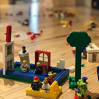 リビング/散らかり放題/おもちゃ/LEGO/レゴのインテリア実例 - 2018-10-13 17:07:38
