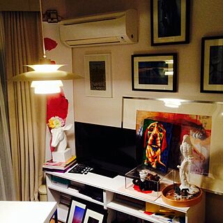 My Best RoomClip/アート/照明/カーテン/アンティークのインテリア実例 - 2013-10-13 20:05:16