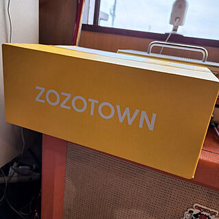 部屋全体/ZOZOTOWN/ZOZOTOWN で購入/黄色い箱/実質無料...などのインテリア実例 - 2022-05-15 13:02:00