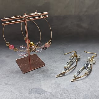 ハンドメイド夏/ハンドメイドアクセサリー/ハンドメイドピアス/手作り/手作りピアス...などのインテリア実例 - 2023-07-24 12:17:51