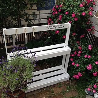 すのこフラワースタンドのインテリア実例 Roomclip ルームクリップ