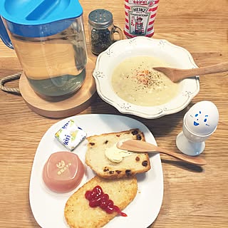 机/いただきます♪/ランチ/お一人様deおうちランチ/いいねと、フォローの押し逃げすみません！...などのインテリア実例 - 2016-10-21 12:42:21