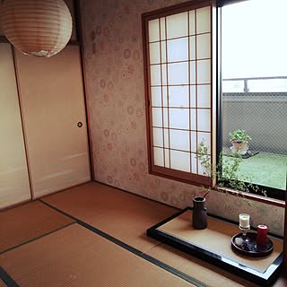 部屋全体/和テイスト/マンション暮らし/和室/四畳半和室...などのインテリア実例 - 2023-09-11 07:45:03