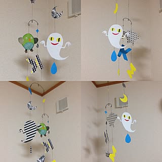 ダイソー モビール手作りの商品を使ったおしゃれなインテリア実例 Roomclip ルームクリップ