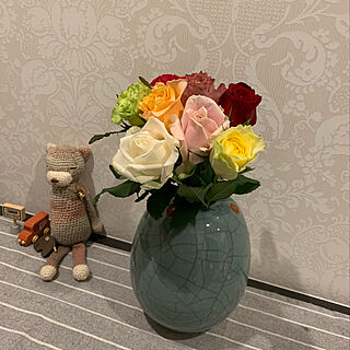お花のプレゼント♡/リリカラクロス/玄関/入り口のインテリア実例 - 2022-05-19 21:45:04