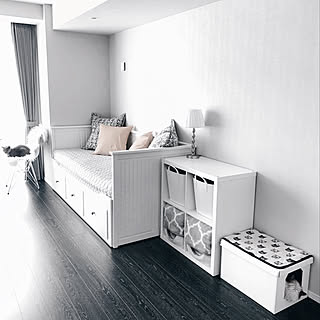 デイベッド/ヘムネス/HEMNES/収納付きベッド/IKEA...などのインテリア実例 - 2019-04-24 21:06:55