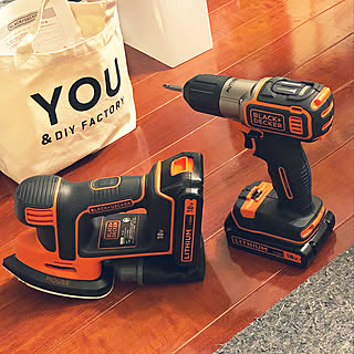 ベッド周り/BLACK AND DECKER/BLACK+DECKER/BLACK＆DECKER/DIY...などのインテリア実例 - 2018-11-21 22:51:33