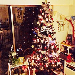 ベッド周り/クリスマスツリー/クリスマス/ガーデニング/多肉植物...などのインテリア実例 - 2015-11-06 17:27:34