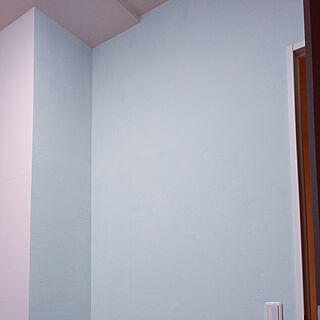 壁/天井/壁紙/ひとりで塗れるもん/壁紙あり・なし/水色...などのインテリア実例 - 2021-03-13 18:31:26