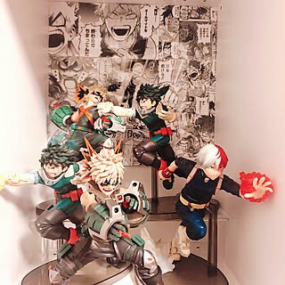 フィギュア ヒロアカのおしゃれなアレンジ 飾り方のインテリア実例 Roomclip ルームクリップ