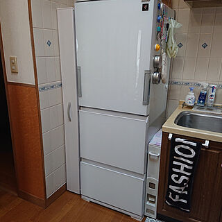 キッチン/すきま収納/米びつ/冷蔵庫周りの収納棚のインテリア実例 - 2022-01-24 13:20:35