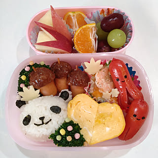 キッチン/遠足のお弁当/４歳娘/どんぐり/たこさんウインナー...などのインテリア実例 - 2022-10-25 10:17:02