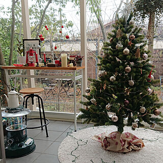 部屋全体/クリスマス/クリスマスツリー/サンルームのインテリア実例 - 2018-12-23 18:48:35