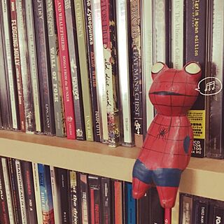 ベッド周り/雑貨/no music no life/やる気なしなスパイダーマンのインテリア実例 - 2015-02-18 11:04:07