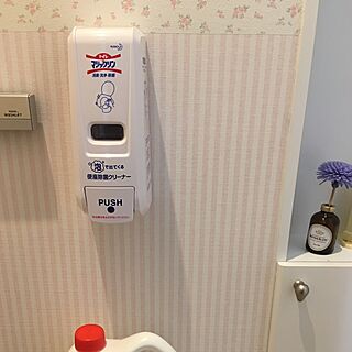 バス/トイレ/トイレ掃除/トイレマジックリン/トイレの壁/シャビーシック...などのインテリア実例 - 2016-12-18 23:01:52