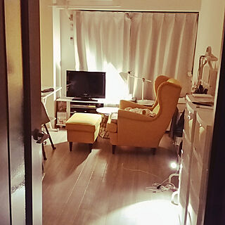 部屋全体/1K/一人暮らし/IKEA/すのこ...などのインテリア実例 - 2018-03-31 00:38:10