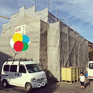 部屋全体/北欧/基礎工事中/新築建築中/2×4工法のインテリア実例 - 2016-12-09 18:02:30