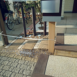 表札/南欧風の家/外/DIY/駐車場...などのインテリア実例 - 2017-10-09 16:25:13