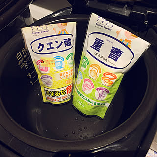 重曹とクエン酸/家族のある暮らし/除菌消臭/小掃除/こそうじ記録...などのインテリア実例 - 2021-08-25 21:42:03