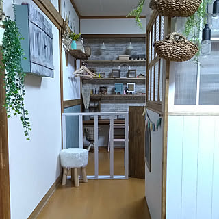 部屋全体/築30年以上/DIY/隠れ家カフェ風/カントリー...などのインテリア実例 - 2018-09-08 19:15:28