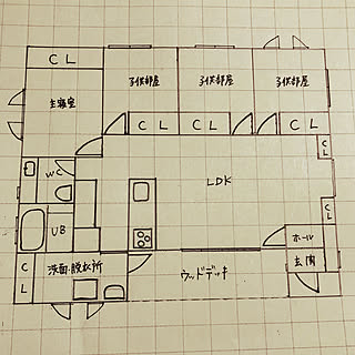 部屋全体/間取り/田舎暮らし/備忘録/平屋の家...などのインテリア実例 - 2018-10-14 22:42:33