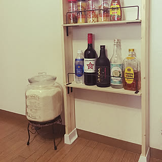 ☆送料込み☆アイアンBOX 即購入OK 男前 ウイスキーラック インテリア  