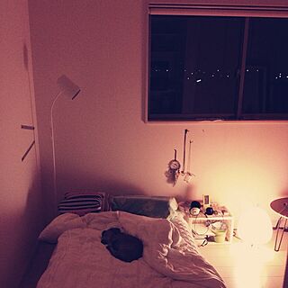 ベッド周り/照明 ニトリ/フロアライト/ベッド ニトリのインテリア実例 - 2013-06-15 23:08:02