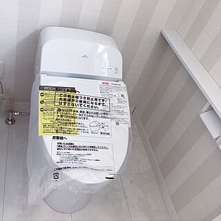 バス/トイレ/シンプル/ボーダー/トイレのインテリア実例 - 2017-03-26 22:51:02
