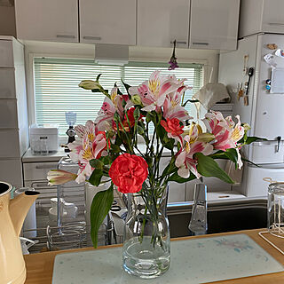 お花のある暮らし/キッチンのインテリア実例 - 2022-02-24 21:30:22