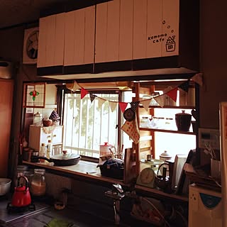 キッチン/DIY/手描きイラスト/ステンドグラス風♡のインテリア実例 - 2014-04-22 08:55:45
