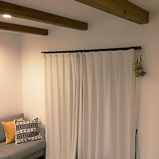 部屋全体/IKEA/スワッグカーテン/スワッグ/造花...などのインテリア実例 - 2017-02-06 21:47:06