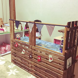 部屋全体/キッズスペース (リビング)/いいねありがとうございます❤️/古い賃貸住宅/DIY...などのインテリア実例 - 2015-11-08 21:28:06