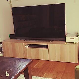 組み立て家具/テレビボード/RoomClipアンケート/IKEA/リビングのインテリア実例 - 2019-12-02 14:13:36