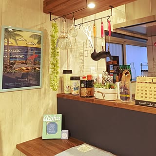 キッチン/カフェ風/雑貨/西海岸/カリフォルニアスタイル...などのインテリア実例 - 2016-01-05 16:43:14