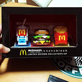 机/nanoblock/マクドナルド/いつもｲｲﾈ★ありがとぅございますっ★/BLACK☆STAR...などのインテリア実例 - 2016-04-08 21:25:30