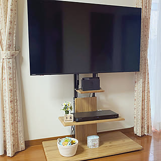 Switch置き場/テレビボード/壁掛け風テレビ台/テレビ台/RoomClipアンケート...などのインテリア実例 - 2021-09-18 08:57:12