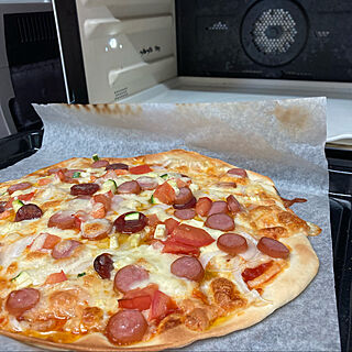 手作りピザ♡/お昼ごはん♪/キッチンのインテリア実例 - 2022-06-11 12:32:47
