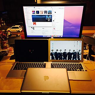 MacBook Pro/MacBook/MacBook Air/iMac/机のインテリア実例 - 2015-04-09 22:06:24