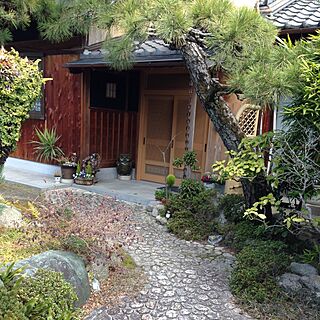 玄関/入り口/Japanese garden/ジャパニーズガーデン/洋風な家にあこがれる/日本家屋のインテリア実例 - 2016-03-22 12:41:10