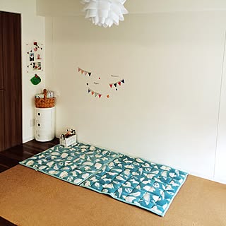 部屋全体/コンポニビリ/ウォールステッカー/子供部屋/こどもと暮らす...などのインテリア実例 - 2016-07-09 09:51:05