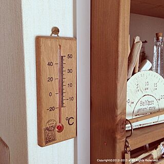 壁/天井/温度計/100均/ダイソーのインテリア実例 - 2013-01-15 10:37:27