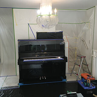 ピアノがある部屋/ピアノ塗装/ピアノ/リビングのインテリア実例 - 2020-04-01 22:34:00
