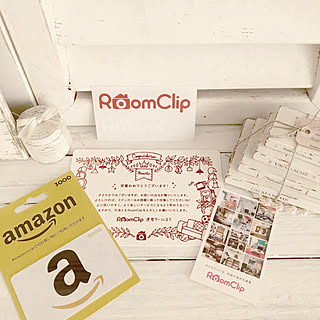 2019.3.24/RoomClip運営チームの皆様に感謝♡/Amazonギフトカードありがとう/roomclipステッカー/イベント入賞...などのインテリア実例 - 2019-03-24 17:53:16